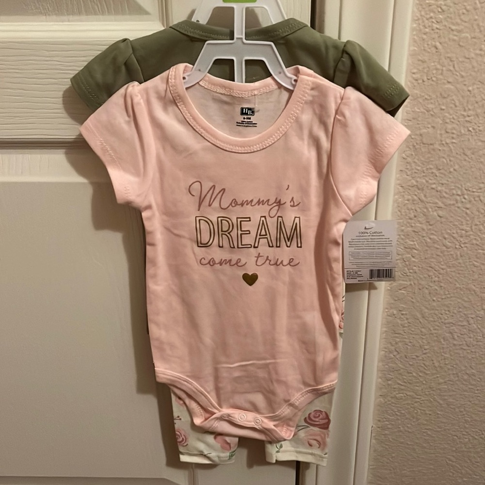3 piece Hudson Baby lagette set